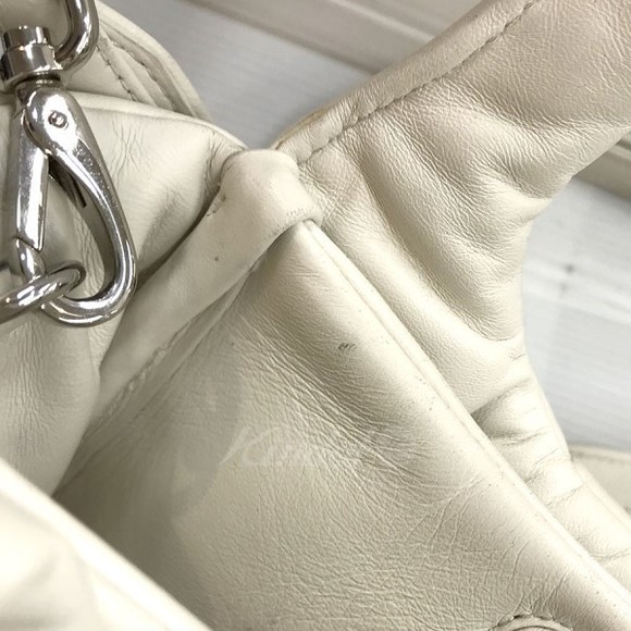 Prada Soft Padded Nappa Leather Mini Handbag White - Picture 7 of 8